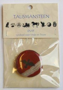 talismansteen duif 1kaart