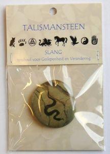 Merkloos talismansteen slang 1kaart