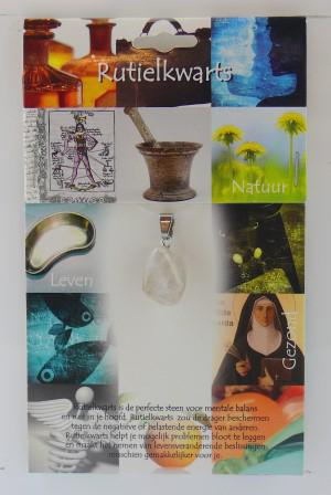 Hanger gezondheidssteen rutielkwarts