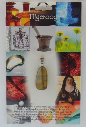 Hanger gezondheidssteen tijgeroog