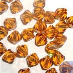 kr swarovski 4 mm topaz 100st