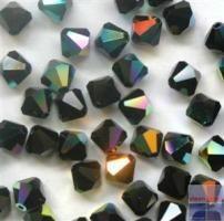 kr swarovski 8 mm jet ab 100st