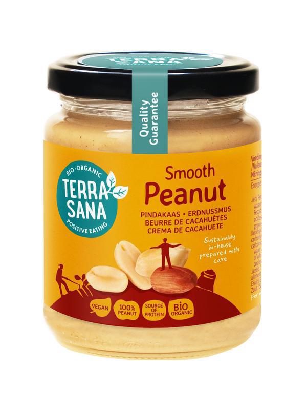 Pindakaas fijn zonder zout bio