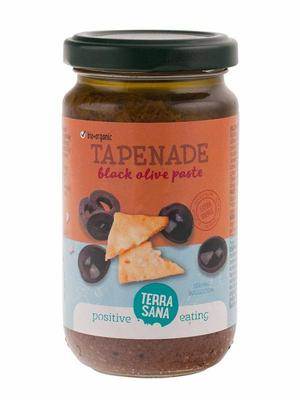 Terrasana Tapenade zwarte olijven bio