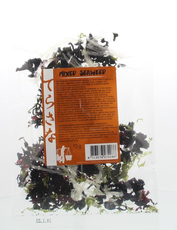 Gemengde zeewier salade