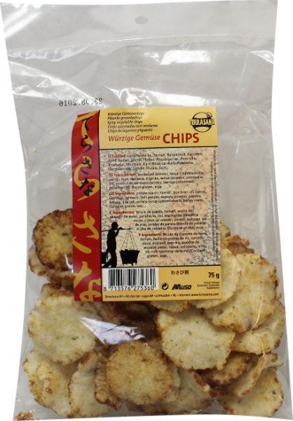 wasabi chips pittig 75 g