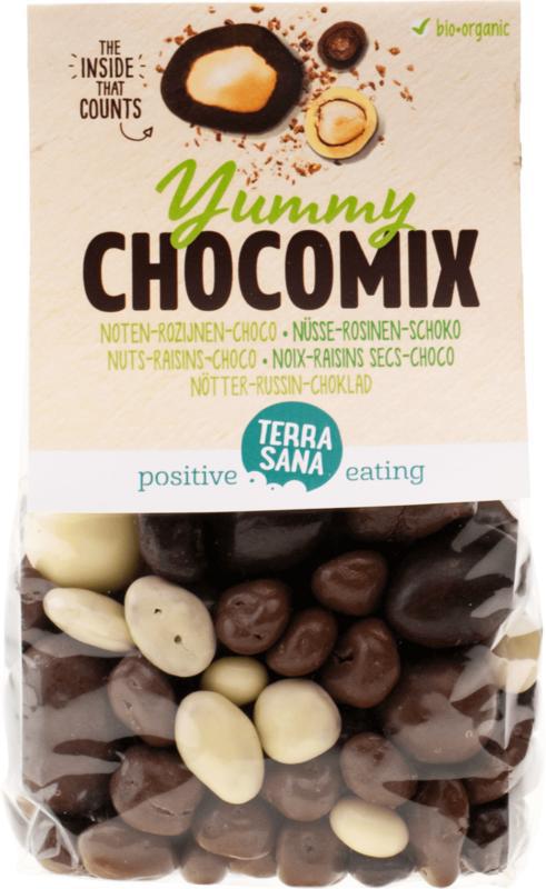 Yummy chocomix noten rozijnen choco bio