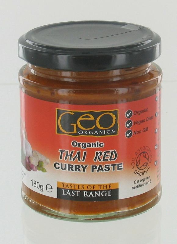 Curry paste thai red bio