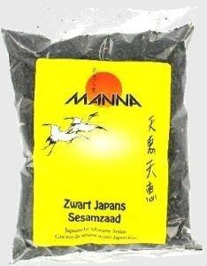 Merkloos manna sesamzaad zwart japans 200g