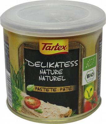 Tartex pate nat standaard bio- 250gr