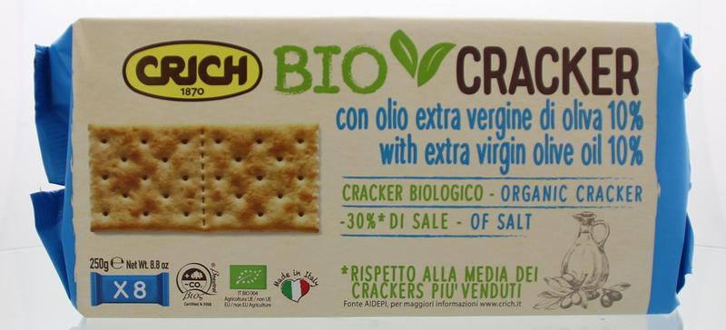 Crackers olijfolie blauw bio
