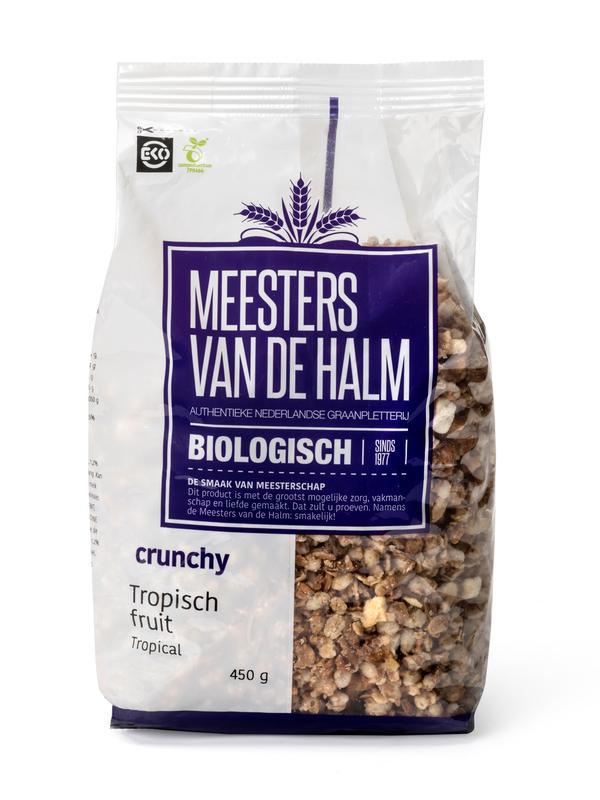 Crunchy tropische vruchten bio