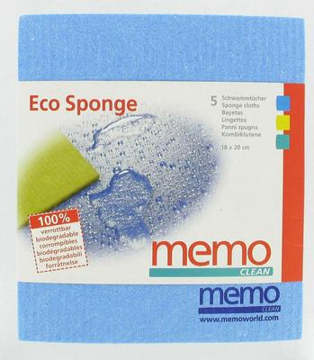 MEMO eco sponge (sponsdoekje) 5 stuks