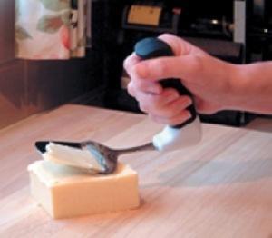 kaasschaaf met gehoekt handvat 1st