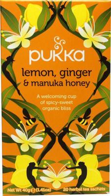 Pukka thee lemon ginger usd- 20zk