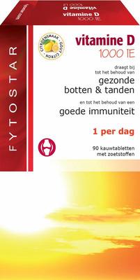 Fytostar Vitamine D kauw zuigtablet