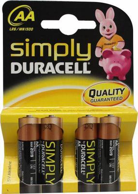 Duracell alkaline simply aak4 4st