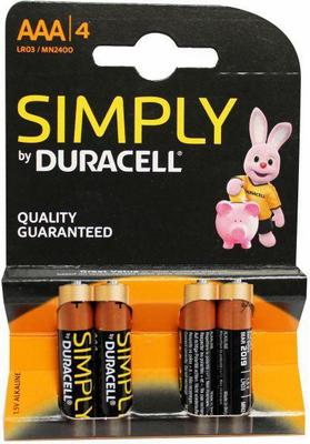 Duracell alkaline simply aaak4 4st