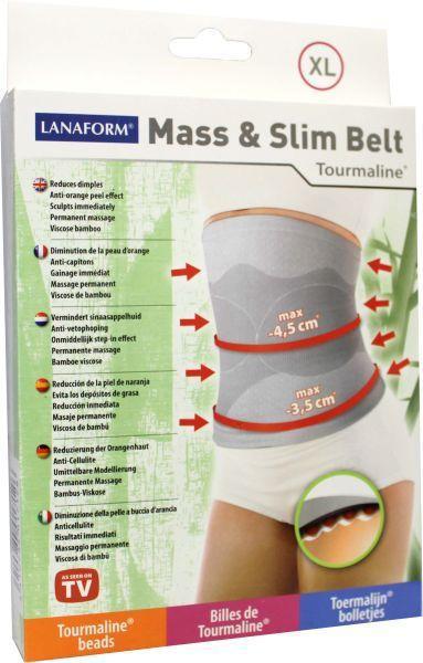 Mass & slim toermaline belt maat XL