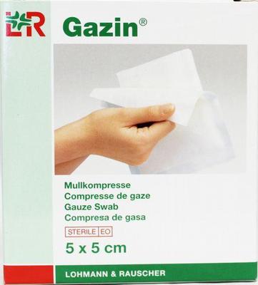 Gazin Gaaskompres 5 x 5cm steriel 5 x 2
