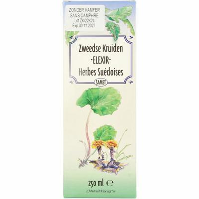 ZWEEDSE KRUIDEN Elixer zonder kamfer