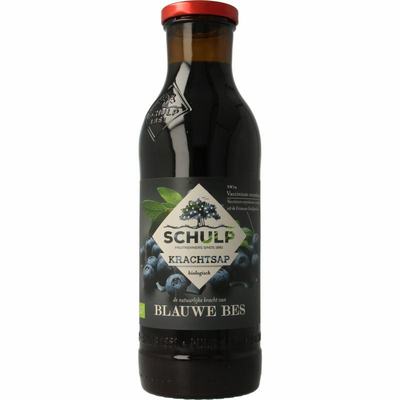 Schulp Krachtsap blauwe bessensap puur bio Schulp Krachtsap blauwe bessensap puur bio