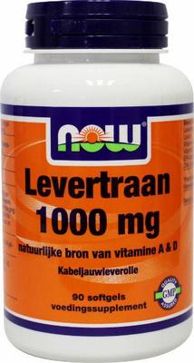 NOW levertraan 1000mg - 90st