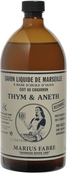 Nature Marseille zeep tijm dille navul