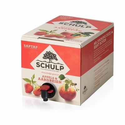 Schulp Saptap appel & aardbeiensap