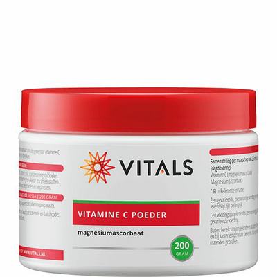 Vitals Vitals Vitamine C poeder magnesiumascorbaat Vitals Vitals Vitamine C poeder magnesiumascorbaat