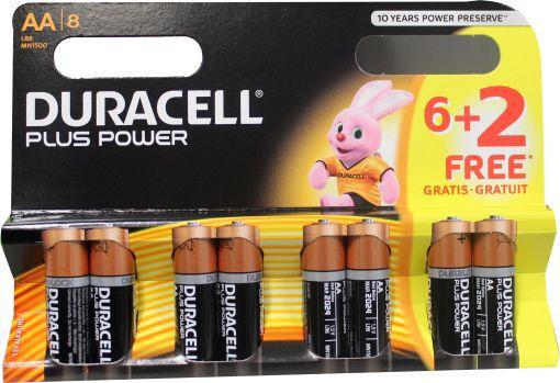 plus power aa 6+2 8st