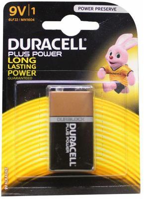 Duracell Alkaline plus power 9V