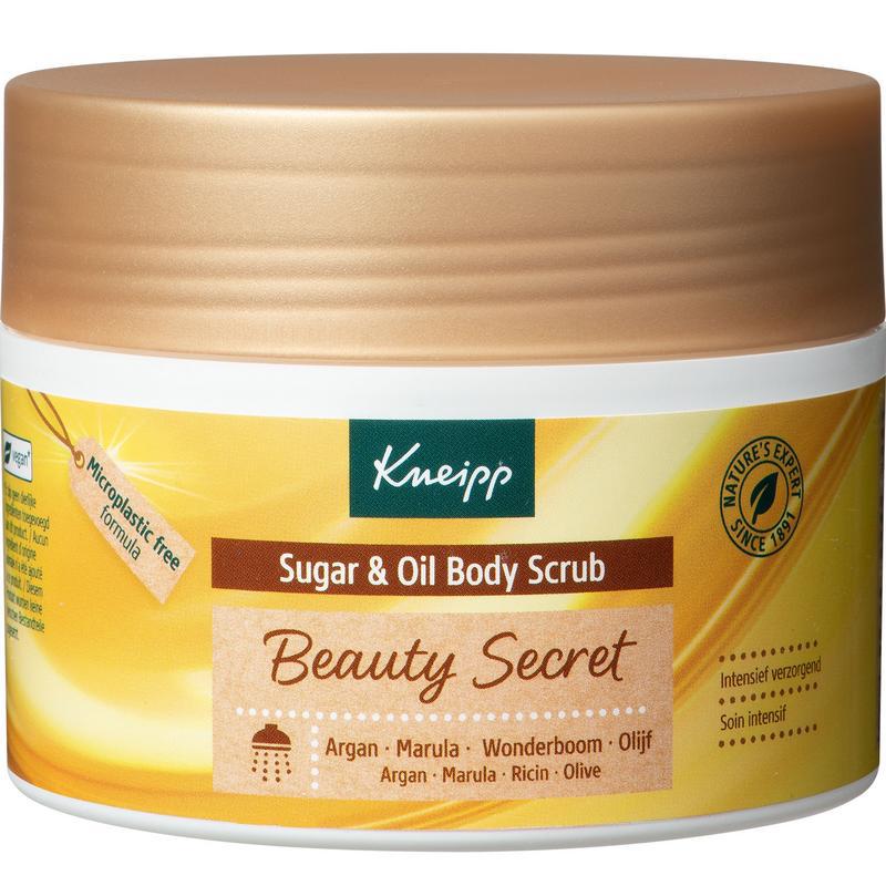 Body scrub sugar & oil beauty geheimen