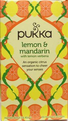 Pukka thee lemon mandarin usd- 20zk