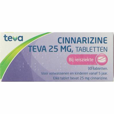 Teva Cinnarizine 25mg