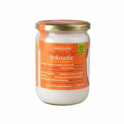 Omega & More Kokosolie extra virgin glas bio