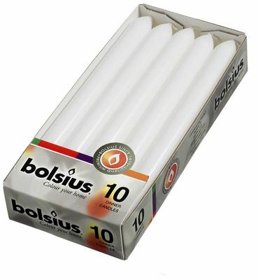 Bolsius Dinerkaars 230/20 wit
