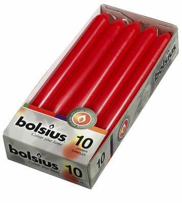 Bolsius Dinerkaars 230/20 rood