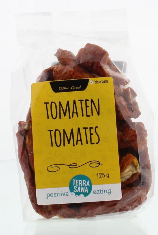 raw tomaten zongedroogd (met zeezout) 125 g