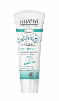 Lavera tandpasta sensitivebio- 75ml