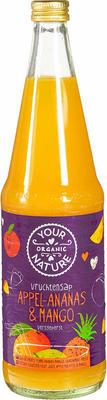 Your Organic Nat Vruchtensap appel ananas mango bio