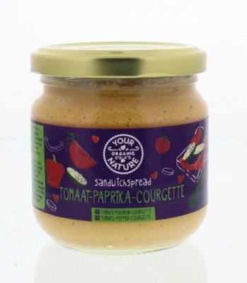 YOUR ORGANIC NATURE Sandwichspread tomaat paprika courgette bio