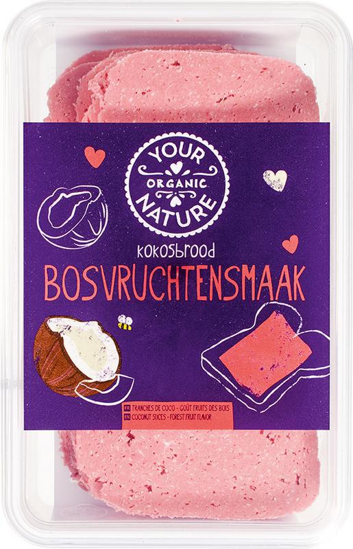 Kokosbrood bosvruchtensmaak bio