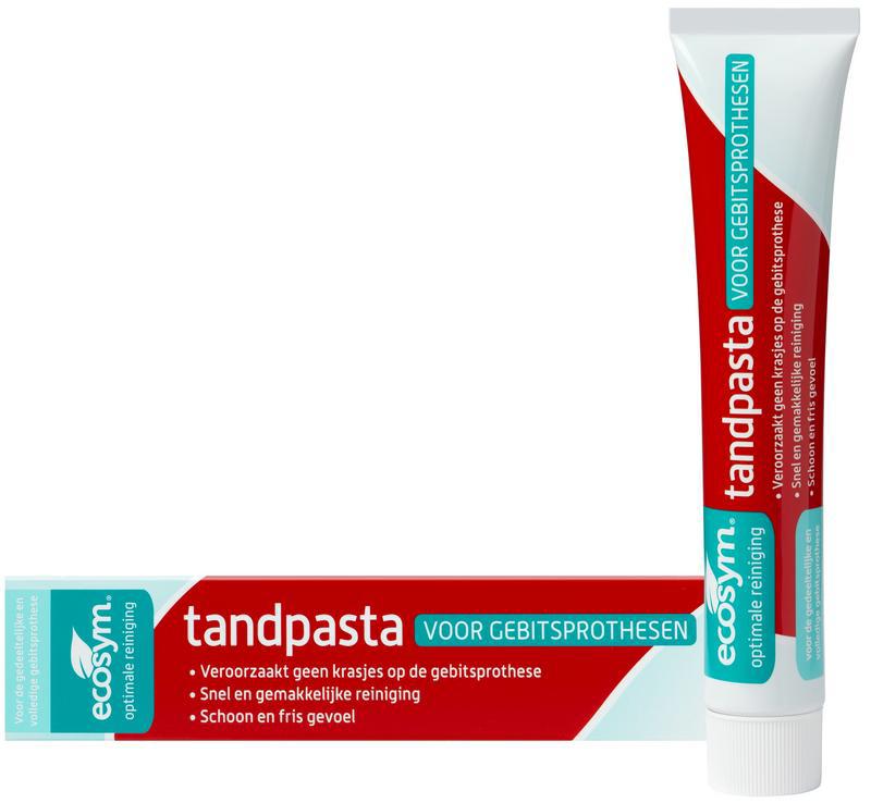 Tandpasta voor gebitsprotese