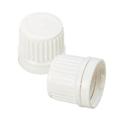 Druppelflacon schroefdop met garantiesluiting wit