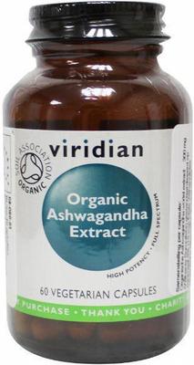 VIRIDIAN Organic ashwagandha extract 60cap