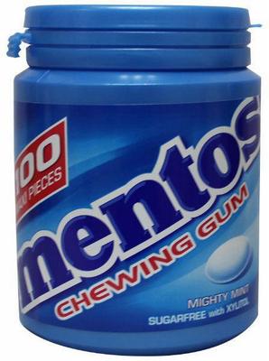 Mentos mighty mint kauwgum # 100st