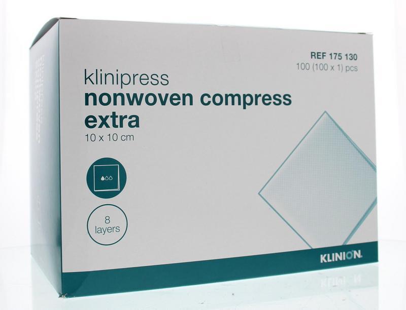 Klinipress non-woven kompres 10 x 10cm extra