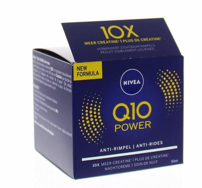 Nivea Visage anti-rimpel nachtcreme Q10+