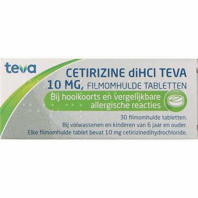 Teva Cetirizine diHCl 10mg